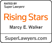 Rated by Super Lawyers, Rising Stars, Marcy E. Walker