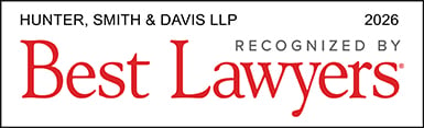 Hunter, Smith & Davis, LLP, Recognized by Best Lawyers, 2026